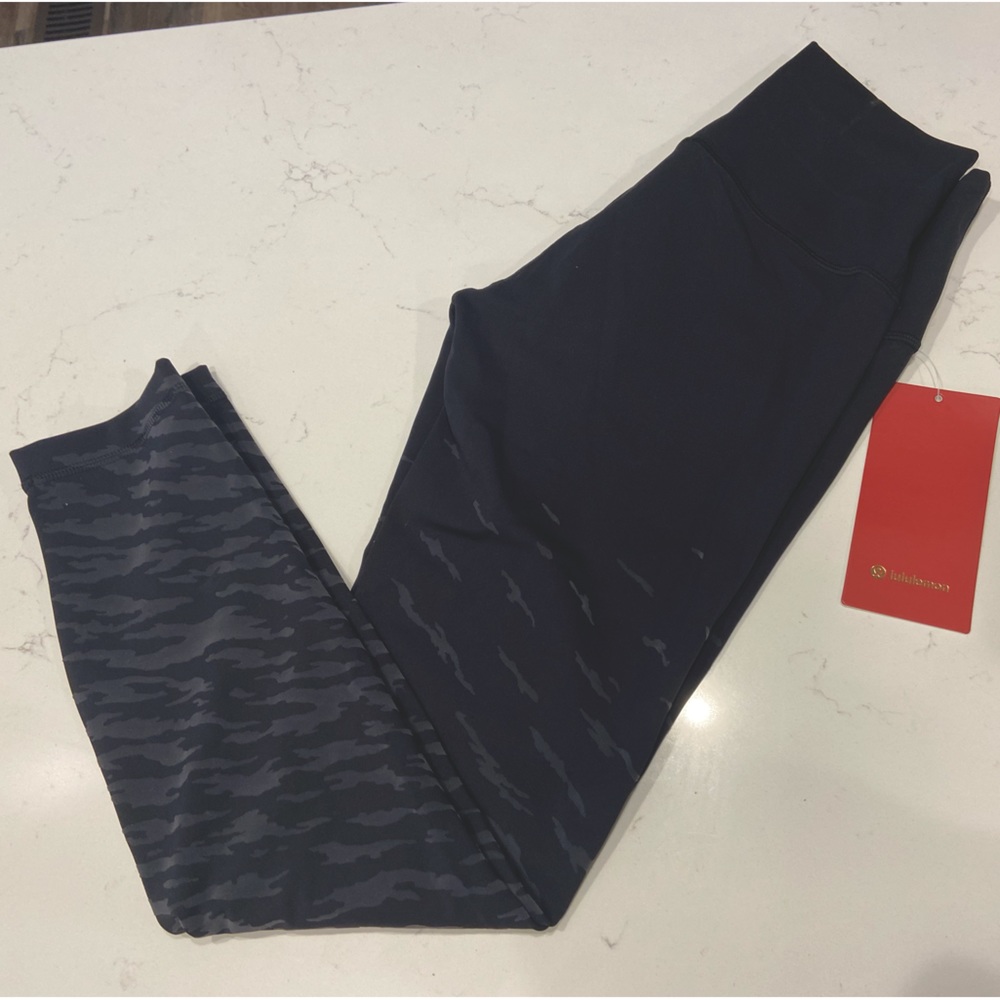 Lululemon Athletica Black and Gray Leggings